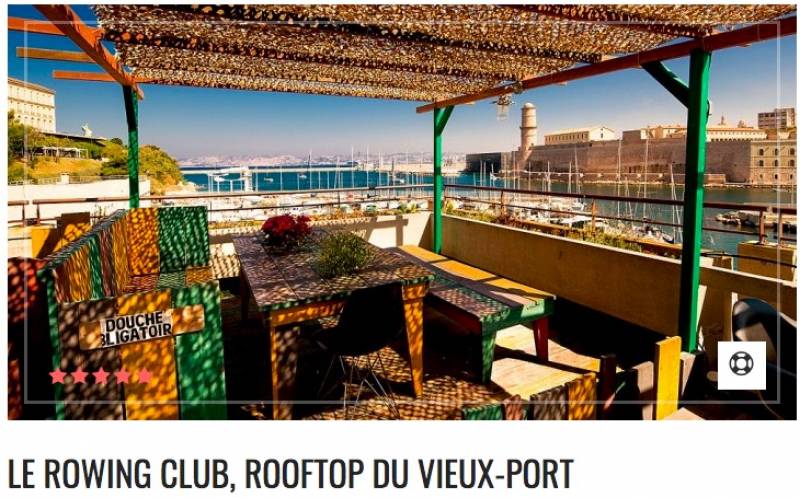 Terasse avec vu sur le Mucem et le fort St Jean